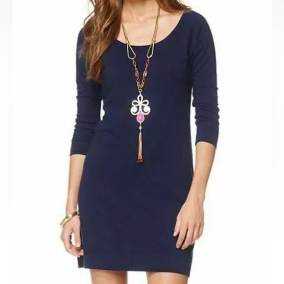 Lilly Pulitzer Dresses & Skirts - Lilly Pulitzer Preston‎ Dress in True Navy - Size S